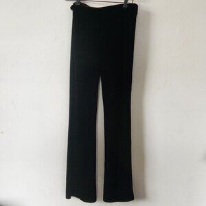 Jump Wendye Chaitin Y2K Black Velvet Bootcut Pants Made in USA